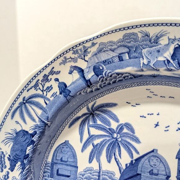 Spode Blue Room Collection Traditions Series Caramanian Dinner Plate 10.25" - Picture 2 of 13
